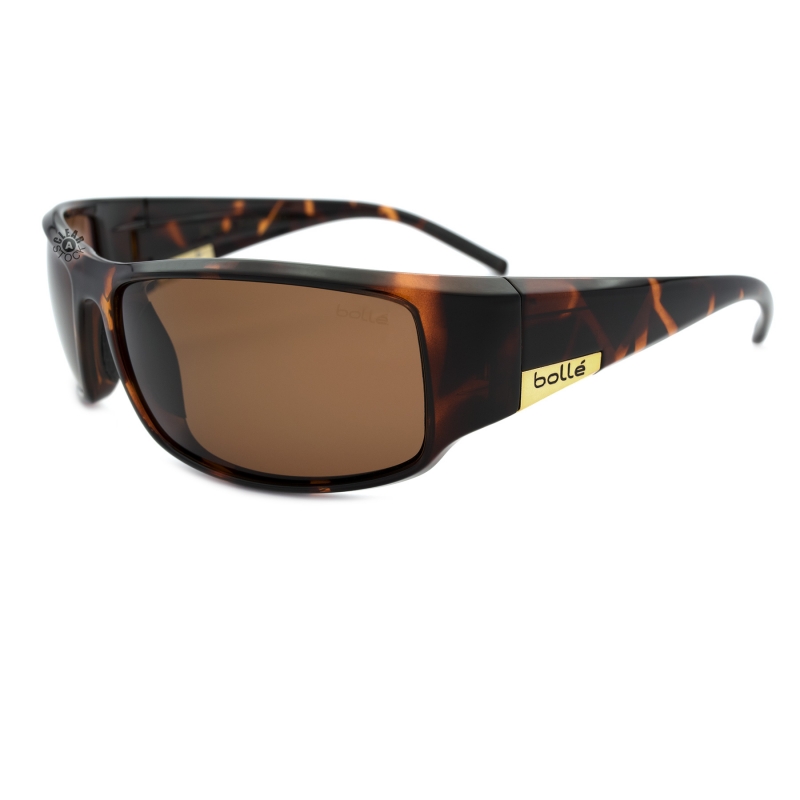 Bolle King 10999 TE Polarized Sunglasses Dark Tortoise / Amber