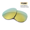 Custom Maui Jim MJ-245 BabyBeach Titanium Polarized Sunglasses 56x18-120 Gold frame / Fuse Fusion Mirror lenses