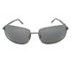 Maui Jim MJ-206-02 Harbor Polarized Sunglasses 59x15-135 Gunmetal / Neutral Grey