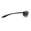 Maui Jim MJ-413-02 Hanalei Polarized Sunglasses 67x14-133 Gloss Black / Neutral Grey