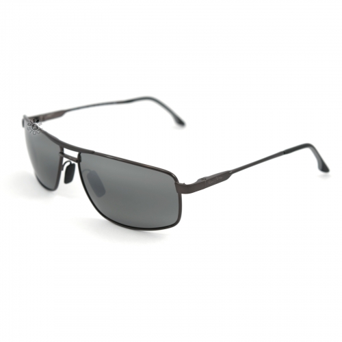 Maui Jim MJ-207-02 Kapena Polarized Sunglasses 62x15-130 Gunmetal Black / Neutral Grey