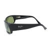 Maui Jim MJ-222-02 Longboard Polarized Sunglasses 61x20-123 Gloss Black / Maui HT