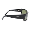 Maui Jim MJ-222-02 Longboard Polarized Sunglasses 61x20-123 Gloss Black / Maui HT