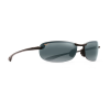 Maui Jim MJ-405-02 Makaha Polarized Sunglasses 64x17-130 Gloss Black / Neutral Grey