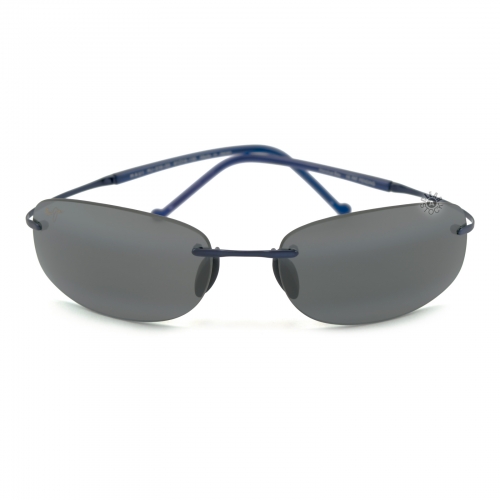 Maui Jim MJ-516-03 Honolua Bay Titanium Polarized Sunglasses 61x18-135 Blue / Neutral Grey