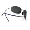 Maui Jim MJ-516-03 Honolua Bay Titanium Polarized Sunglasses 61x18-135 Blue / Neutral Grey