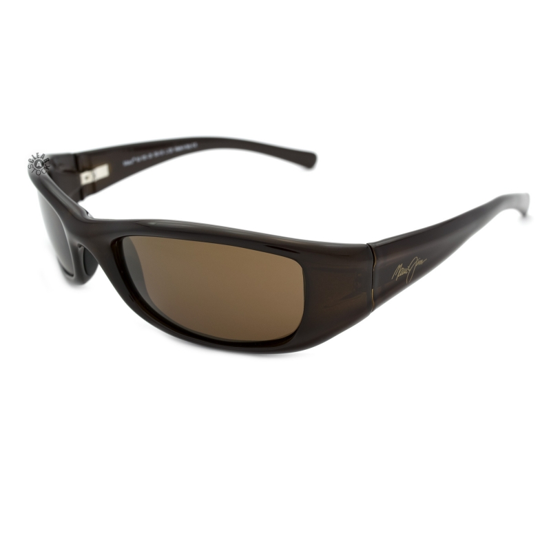 Maui Jim MJ105-26 Shaka Polarized Sunglasses 55x19-120 Brown / HCL Bronze