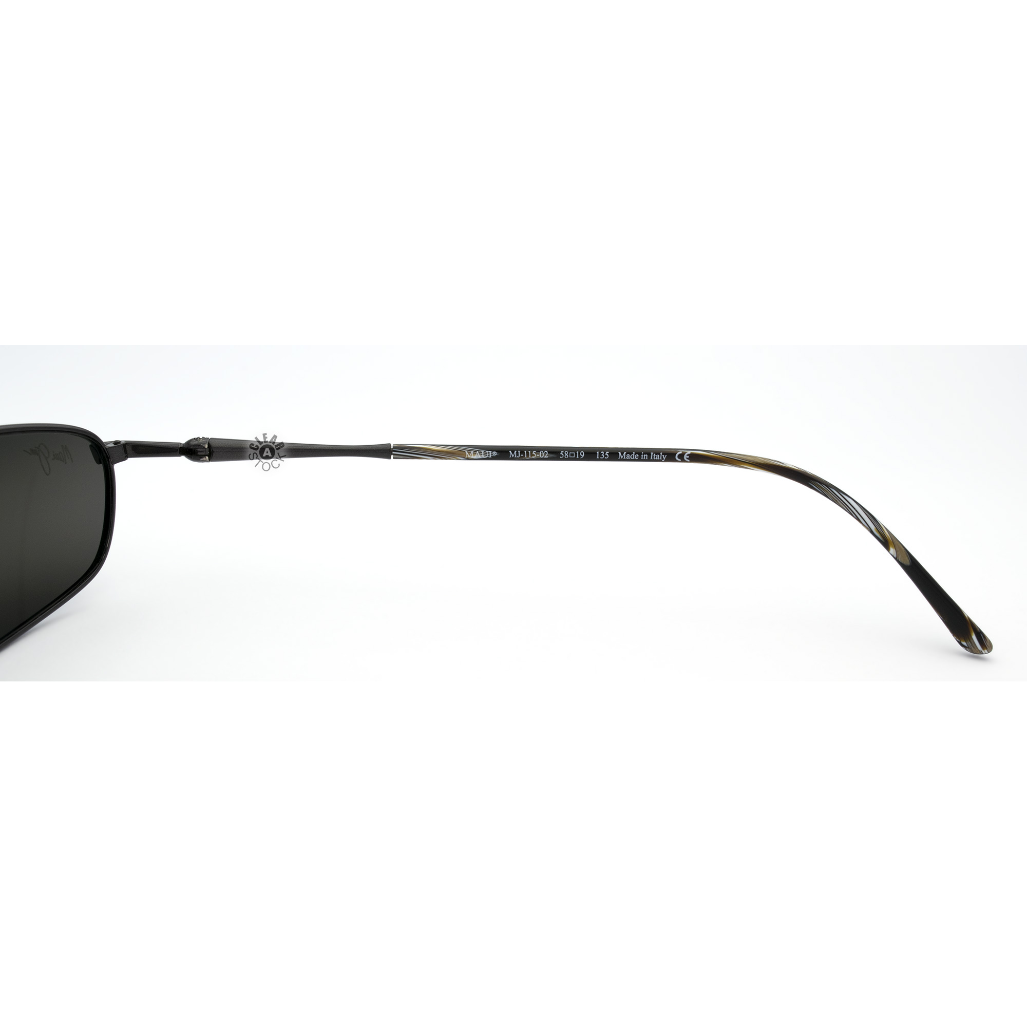 Maui Jim South Shore MJ-115-02 Polarized Sunglasses Black