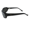 Maui Jim MJ-189-02 Lagoon Polarized Sunglasses 62x20-129 Gloss Black / Neutral Grey