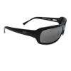 Maui Jim MJ-189-02 Lagoon Polarized Sunglasses 62x20-129 Gloss Black / Neutral Grey