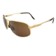 Maui Jim MJ-205-16 Bayfront Polarized Sunglasses 61x13-128 Gold Satin / HCL Bronze