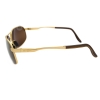 Maui Jim MJ-205-16 Bayfront Polarized Sunglasses 61x13-128 Gold Satin / HCL Bronze