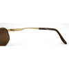 Maui Jim MJ-205-16 Bayfront Polarized Sunglasses 61x13-128 Gold Satin / HCL Bronze