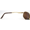 Maui Jim MJ-205-16 Bayfront Polarized Sunglasses 61x13-128 Gold Satin / HCL Bronze