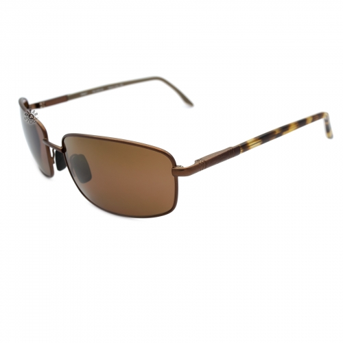 Maui Jim MJ-206-20 Harbor Polarized Sunglasses Matte Bronze / HCL Bronze