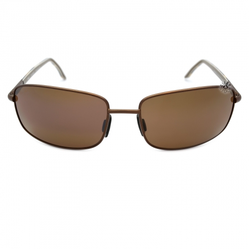 Maui Jim MJ-206-20 Harbor Polarized Sunglasses Matte Bronze / HCL Bronze