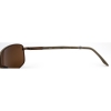 Maui Jim MJ-206-20 Harbor Polarized Sunglasses Matte Bronze / HCL Bronze