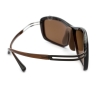 Maui Jim MJ-211-26 Kihei Titanium Polarized Sunglasses 57x16-140 Rootbeer / HCL Bronze