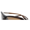 Maui Jim MJ-211-26 Kihei Titanium Polarized Sunglasses 57x16-140 Rootbeer / HCL Bronze