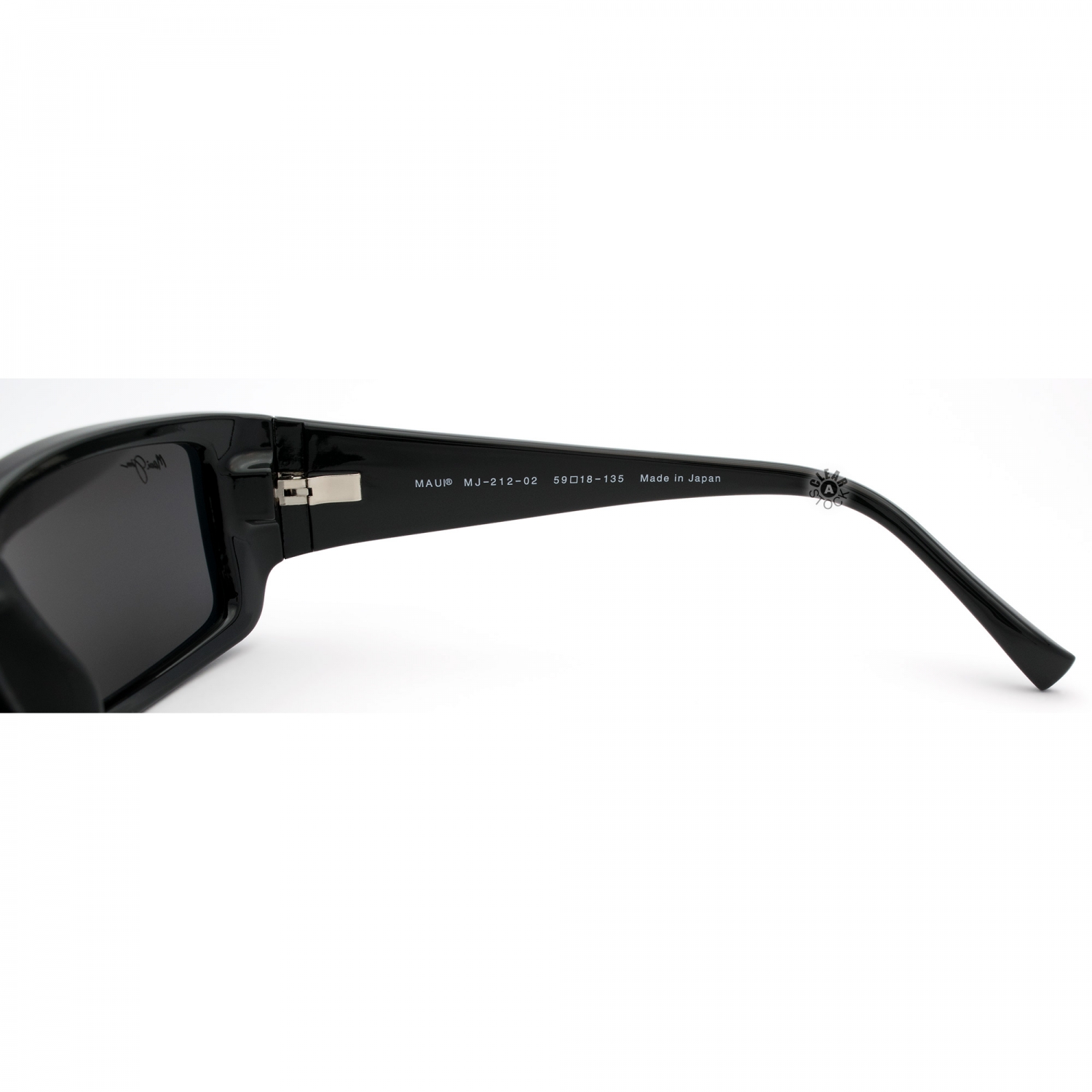Maui Jim Akamai MJ212-02 Polarized Sunglasses Gloss Black/Neutral Grey
