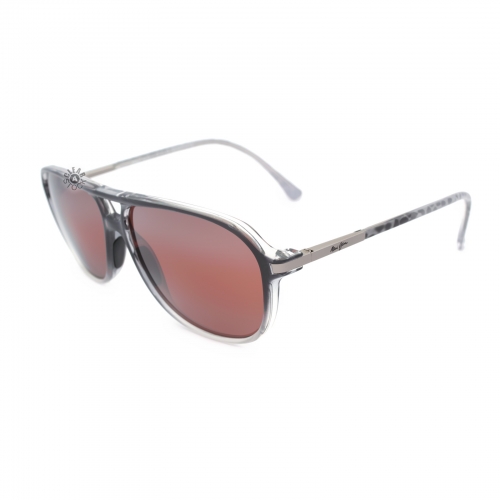 Maui Jim MJ223-11 Dawn Patrol Polarized Sunglasses 57x13-135 Grey Fade / Maui Rose