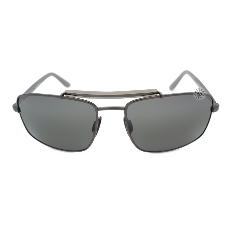 Maui Jim MJ-224-17 Manele Bay Polarized Sunglasses 57x18-135 Pewter / Neutral Grey