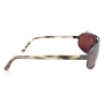 Maui Jim MJ-232-17 Lahainaluna Polarized Sunglasses 61x17-128 Brushed Silver / Maui Rose