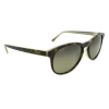 Maui Jim MJ238-15 Pau Hana Polarized Sunglasses 54x20-145 Dark Tortoise - Green / Maui HT