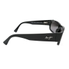 Maui Jim MJ250-02 LavaFlow Polarized Sunglasses 65x19-120 Gloss Black / Neutral Grey