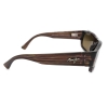 Maui Jim MJ250-10B LavaFlow Polarized Sunglasses 65x19-120 Burgundy Tortoise / HCL Bronze