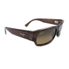 Maui Jim MJ250-10B LavaFlow Polarized Sunglasses 65x19-120 Burgundy Tortoise / HCL Bronze