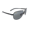 Maui Jim MJ-327-02 Guardrails Polarized Sunglasses 58x17-135 Gloss Black / Neutral Grey