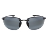 Maui Jim MJ-407-02 Ho'okipa Polarized Sunglasses Gloss Black / Neutral Grey