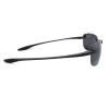 Maui Jim MJ-408-02 Sandy Beach Polarized Sunglasses 56x14-130 Gloss Black / Neutral Grey