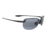 Maui Jim MJ-408-02 Sandy Beach Polarized Sunglasses 56x14-130 Gloss Black / Neutral Grey