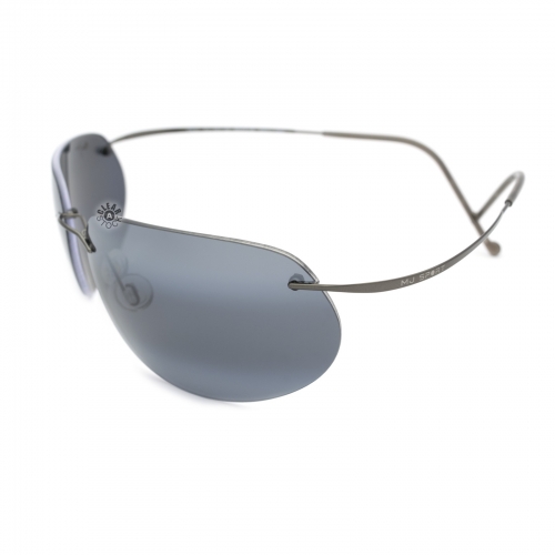 Maui Jim MJ501-02 Kaanapali Titanium Polarized Sunglasses 65x18-135 Gunmetal / Neutral Grey