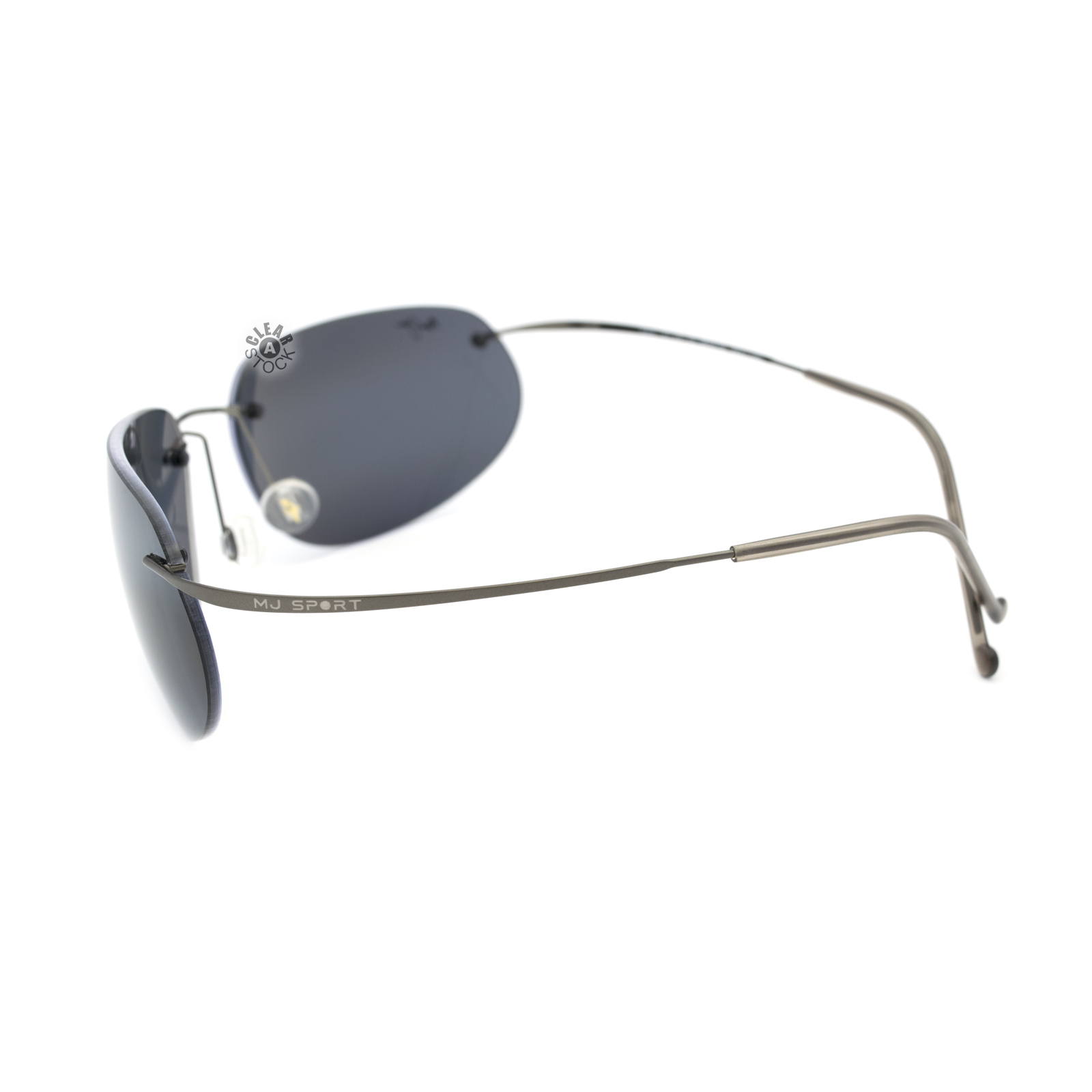 Maui Jim Ka'anapali 501-02 Titanium Polarized Sunglasses GM/Grey