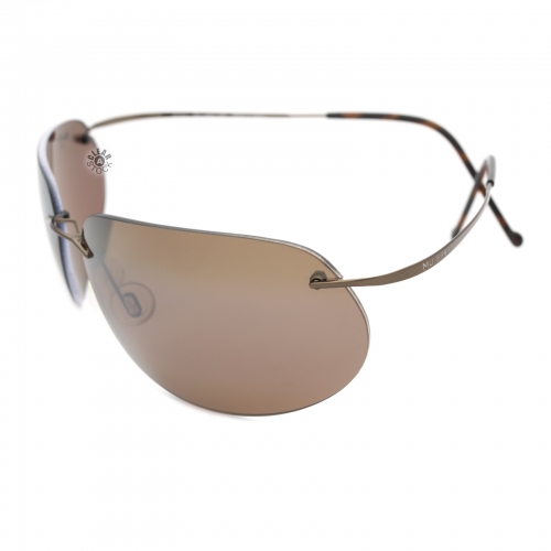 Maui Jim MJ501-23 Kaanapali Titanium Polarized Sunglasses 65x18-135 Copper / Maui Rose