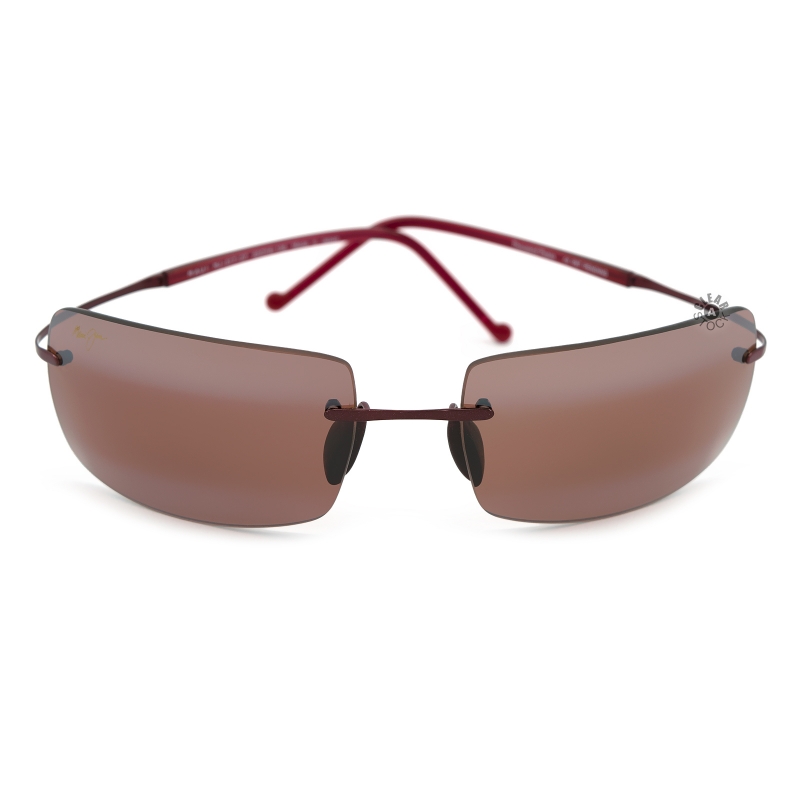 Maui Jim MJ-517-07 Thousand Peaks Polarized Sunglasses 63x18-135 Burgundy / Maui Rose