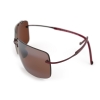 Maui Jim MJ-517-07 Thousand Peaks Polarized Sunglasses 63x18-135 Burgundy / Maui Rose