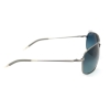 Oliver Peoples Farrell Titanium Polarized Sunglasses 64x14-130 Pewter/Blue
