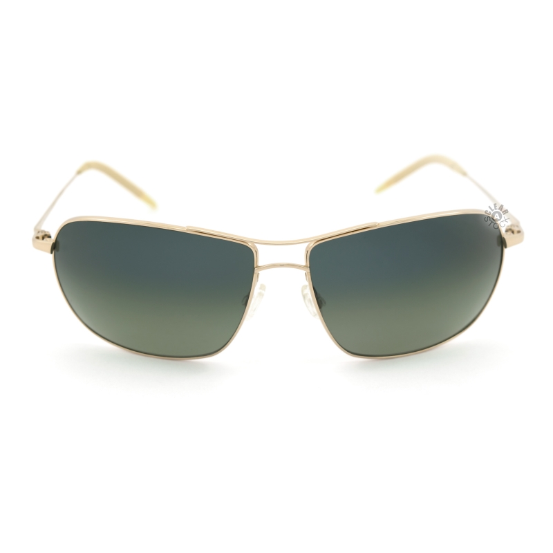 Oliver Peoples Farrell VFX Photochromic Titanium Polarized Sunglasses 64x14-130 Gold/Green Gradient 0712