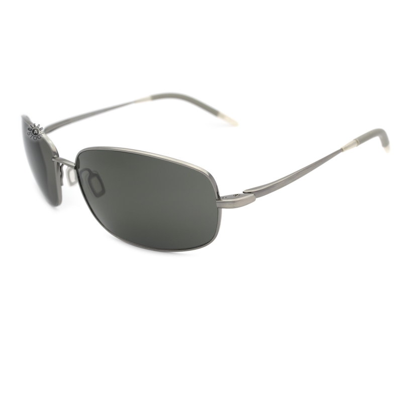 Oliver Peoples Truce Titanium VFX Polarized Sunglasses 62x16-130 Silver / Midnight Express