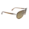 Persol 2409-S 1018/81 Polarized Sunglasses 56x20-140 Light Tortoise / Photochromic Brown Gradient