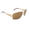 Ralph Lauren Polo 3054 9004/7D Sunglasses 60x14-135 Shiny Gold Brown / Mirror Bronze