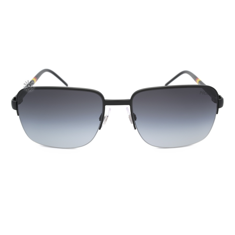 Ralph Lauren Polo 3062 9038/8G Sunglasses 56x17-140 Matte Black / Grey Gradient