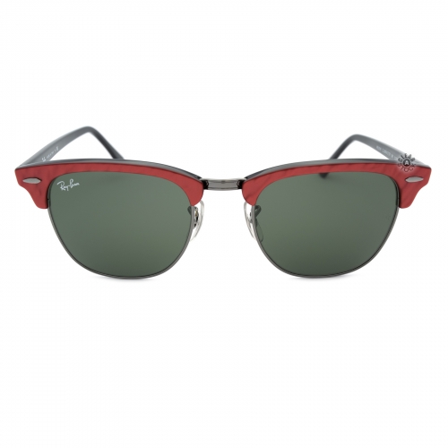 red clubmaster ray ban