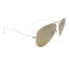 Ray-Ban RB3025 001/3K Aviator Sunglasses 58x14-135 Gold / Brown-Silver Mirror