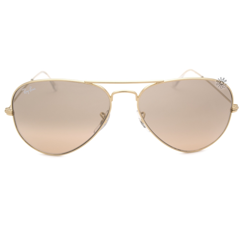 Ray-Ban RB3025 001/3E Aviator Sunglasses 58x14-135 Gold / Silver-Pink Mirror