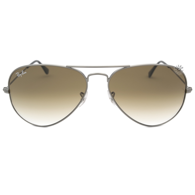 Ray-Ban RB3025 004/51 Aviator Sunglasses 58x14-135 Gunmetal / Light Brown Gradient